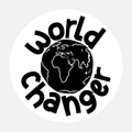 3x3 World Changer Round Sticker