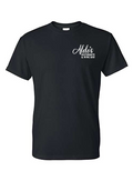 Aldo's Restaurant - Logo (1C  - White) - Screen Print - T-Shirt (Unisex) - Gildan 8000