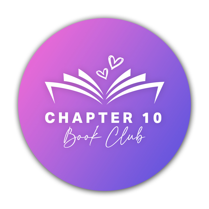 Chapter 10 Book Club - Logo (1C - Gradiant) - Stickers - Round